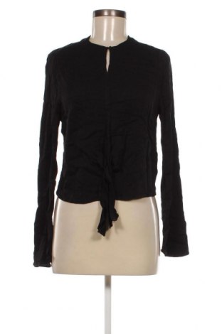 Дамска блуза Zara, Размер M, Цвят Черен, Цена 4,40 лв.