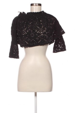 Дамска блуза Zara, Размер S, Цвят Черен, Цена 5,40 лв.