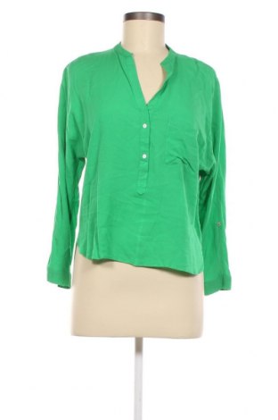 Дамска блуза Zara, Размер XS, Цвят Зелен, Цена 9,00 лв.