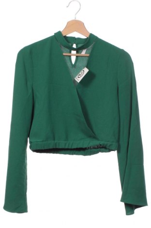 Bluză de femei Zara Trafaluc, Mărime S, Culoare Verde, Preț 26,32 Lei