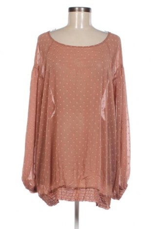 Γυναικεία μπλούζα Zizzi, Μέγεθος XXL, Χρώμα Πορτοκαλί, Τιμή 14,85 €