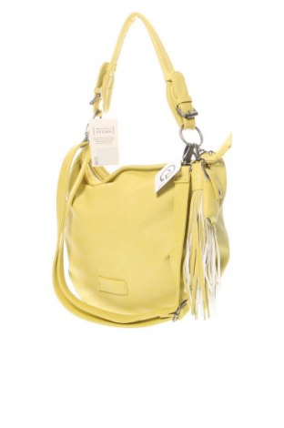 Дамска чанта Fritzi Aus Preussen, Цвят Жълт, Цена 72,64 лв.