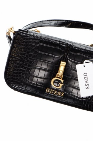 Дамска чанта Guess, Цвят Черен, Цена 232,06 лв.
