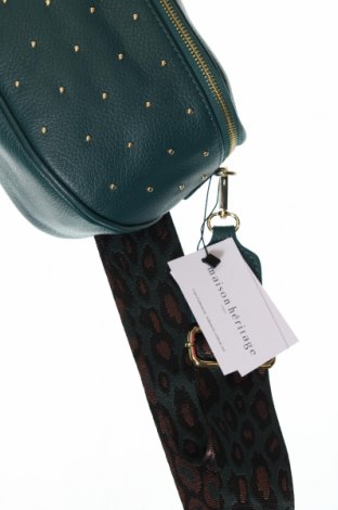 Γυναικεία τσάντα Maison Heritage, Χρώμα Πράσινο, Τιμή 68,19 €