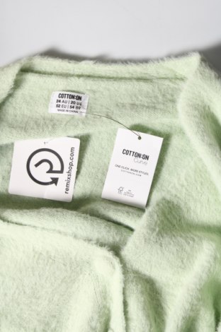 Γυναικεία ζακέτα Cotton On, Μέγεθος 3XL, Χρώμα Πράσινο, Τιμή 6,64 €