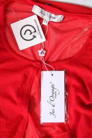 Γυναικεία ζακέτα Jus D'orange, Μέγεθος L, Χρώμα Κόκκινο, Τιμή 44,85 €