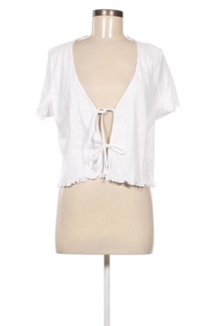 Γυναικεία ζακέτα Monki, Μέγεθος XL, Χρώμα Λευκό, Τιμή 4,04 €