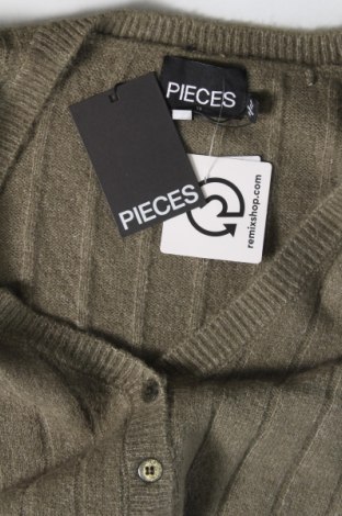 Damen Strickjacke Pieces, Größe XS, Farbe Grün, Preis 9,74 €