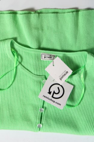 Damen Strickjacke Pimkie, Größe XS, Farbe Grün, Preis 5,45 €