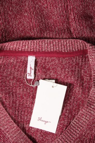 Damen Strickjacke Sheego, Größe XL, Farbe Rot, Preis 15,70 €