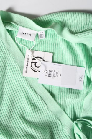 Damen Strickjacke VILA, Größe XS, Farbe Grün, Preis € 9,74