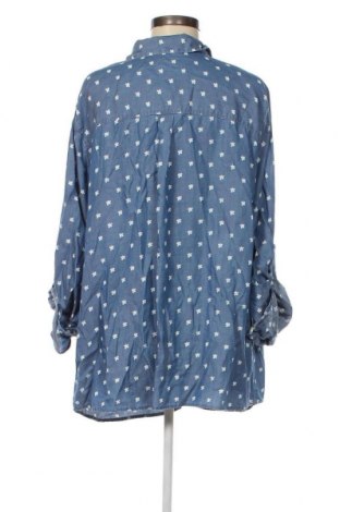 Γυναικείο πουκάμισο, Μέγεθος 4XL, Χρώμα Μπλέ, Τιμή 15,46 €