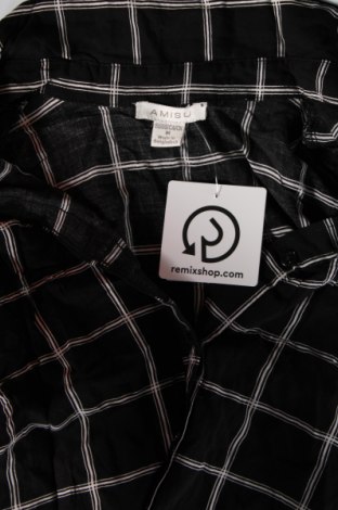 Γυναικείο πουκάμισο Amisu, Μέγεθος M, Χρώμα Μαύρο, Τιμή 2,47 €