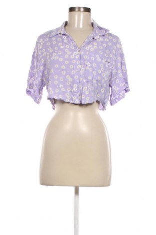 Γυναικείο πουκάμισο Bershka, Μέγεθος S, Χρώμα Βιολετί, Τιμή 3,87 €