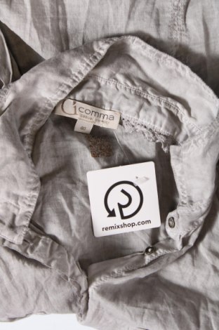 Γυναικείο πουκάμισο Comma,, Μέγεθος M, Χρώμα Γκρί, Τιμή 3,36 €