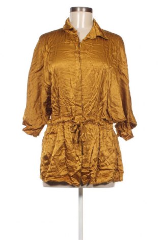 Γυναικείο πουκάμισο Costes, Μέγεθος M, Χρώμα Χρυσαφί, Τιμή 3,86 €