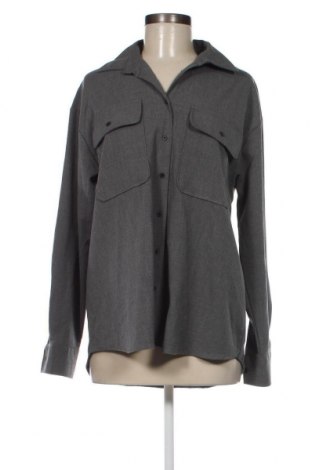 Γυναικείο πουκάμισο Defacto, Μέγεθος M, Χρώμα Γκρί, Τιμή 3,71 €