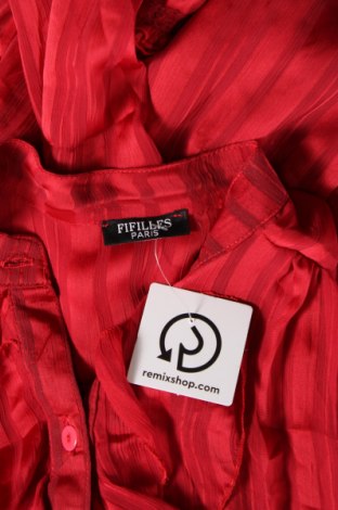 Γυναικείο πουκάμισο Fifilles De Paris, Μέγεθος S, Χρώμα Κόκκινο, Τιμή 6,96 €