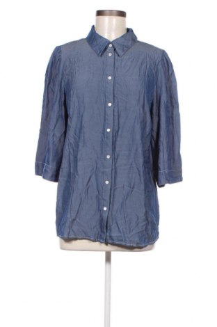 Γυναικείο πουκάμισο Free Quent, Μέγεθος XXL, Χρώμα Μπλέ, Τιμή 14,85 €
