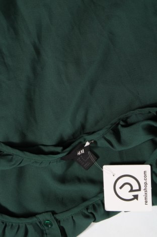 Дамска риза H&M, Размер S, Цвят Зелен, Цена 4,50 лв.