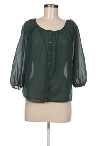 Дамска риза H&M, Размер S, Цвят Зелен, Цена 6,25 лв.