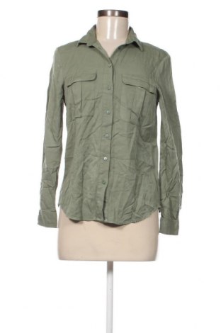 Дамска риза H&M, Размер XS, Цвят Зелен, Цена 4,75 лв.