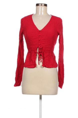 Γυναικείο πουκάμισο Hollister, Μέγεθος XS, Χρώμα Κόκκινο, Τιμή 3,71 €