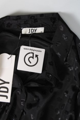 Γυναικείο πουκάμισο Jdy, Μέγεθος L, Χρώμα Μαύρο, Τιμή 7,42 €