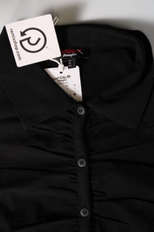 Дамска риза Jennyfer, Размер L, Цвят Черен, Цена 16,00 лв.