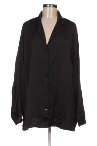 Γυναικείο πουκάμισο Lindex, Μέγεθος XXL, Χρώμα Μαύρο, Τιμή 11,60 €