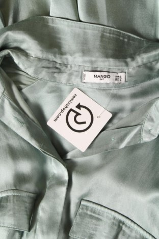 Γυναικείο πουκάμισο Mango, Μέγεθος L, Χρώμα Πράσινο, Τιμή 5,19 €