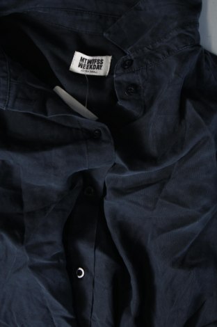 Γυναικείο πουκάμισο Mtwtfss Weekday, Μέγεθος XS, Χρώμα Μπλέ, Τιμή 2,99 €
