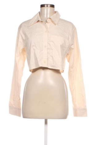 Γυναικείο πουκάμισο NA-KD, Μέγεθος L, Χρώμα Εκρού, Τιμή 8,36 €