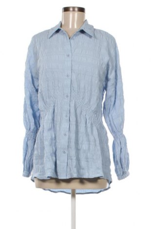 Γυναικείο πουκάμισο NA-KD, Μέγεθος XS, Χρώμα Μπλέ, Τιμή 10,21 €