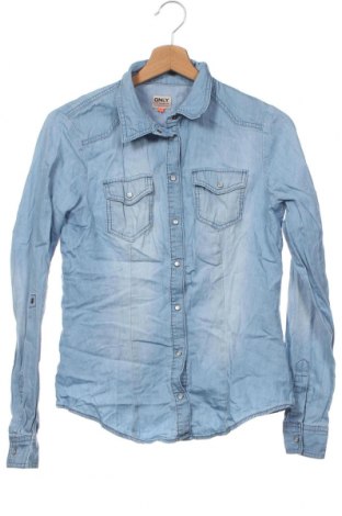Γυναικείο πουκάμισο ONLY, Μέγεθος S, Χρώμα Μπλέ, Τιμή 2,60 €