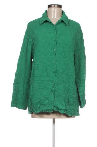 Дамска риза SHEIN, Размер M, Цвят Зелен, Цена 14,50 лв.