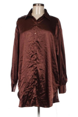 Γυναικείο πουκάμισο SHEIN, Μέγεθος S, Χρώμα Καφέ, Τιμή 2,47 €