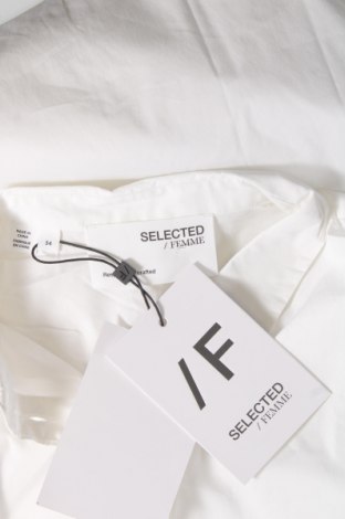 Γυναικείο πουκάμισο Selected Femme, Μέγεθος XS, Χρώμα Λευκό, Τιμή 28,40 €