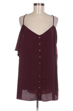 Γυναικείο πουκάμισο Simply Be, Μέγεθος 3XL, Χρώμα Κόκκινο, Τιμή 6,96 €