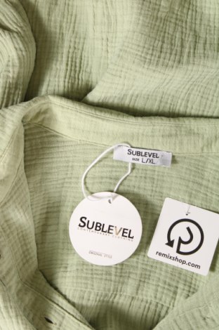 Дамска риза Sublevel, Размер L, Цвят Зелен, Цена 14,80 лв.