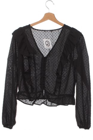 Γυναικείο πουκάμισο Tally Weijl, Μέγεθος XS, Χρώμα Μαύρο, Τιμή 4,17 €
