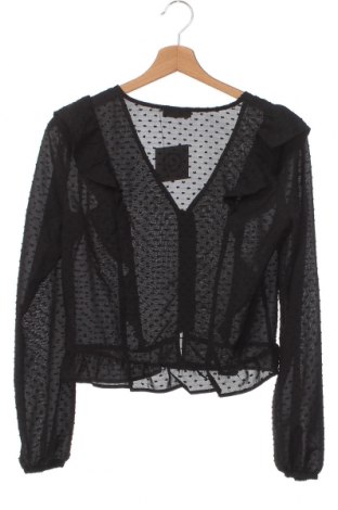 Γυναικείο πουκάμισο Tally Weijl, Μέγεθος XS, Χρώμα Μαύρο, Τιμή 15,46 €