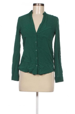 Γυναικείο πουκάμισο Terranova, Μέγεθος XS, Χρώμα Πράσινο, Τιμή 8,35 €