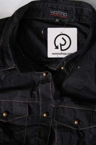 Γυναικείο πουκάμισο Vestino, Μέγεθος S, Χρώμα Μαύρο, Τιμή 2,23 €