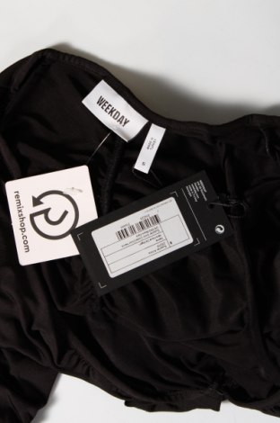 Γυναικείο πουκάμισο Weekday, Μέγεθος S, Χρώμα Μαύρο, Τιμή 3,90 €