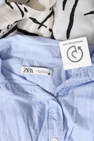 Дамска риза Zara, Размер XS, Цвят Син, Цена 20,02 лв.