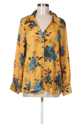 Γυναικείο πουκάμισο Zara, Μέγεθος L, Χρώμα Κίτρινο, Τιμή 6,19 €