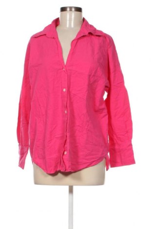 Γυναικείο πουκάμισο Zara, Μέγεθος L, Χρώμα Ρόζ , Τιμή 12,37 €