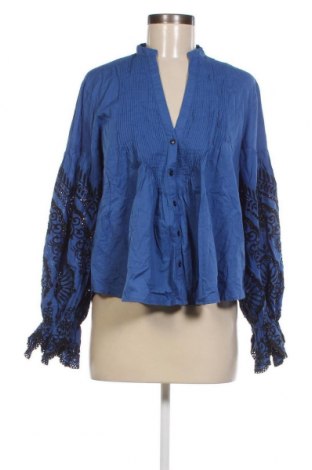 Γυναικείο πουκάμισο Zara, Μέγεθος S, Χρώμα Μπλέ, Τιμή 12,37 €