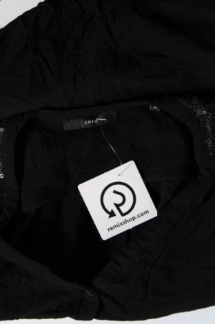 Γυναικείο πουκάμισο Zero, Μέγεθος M, Χρώμα Μαύρο, Τιμή 3,12 €